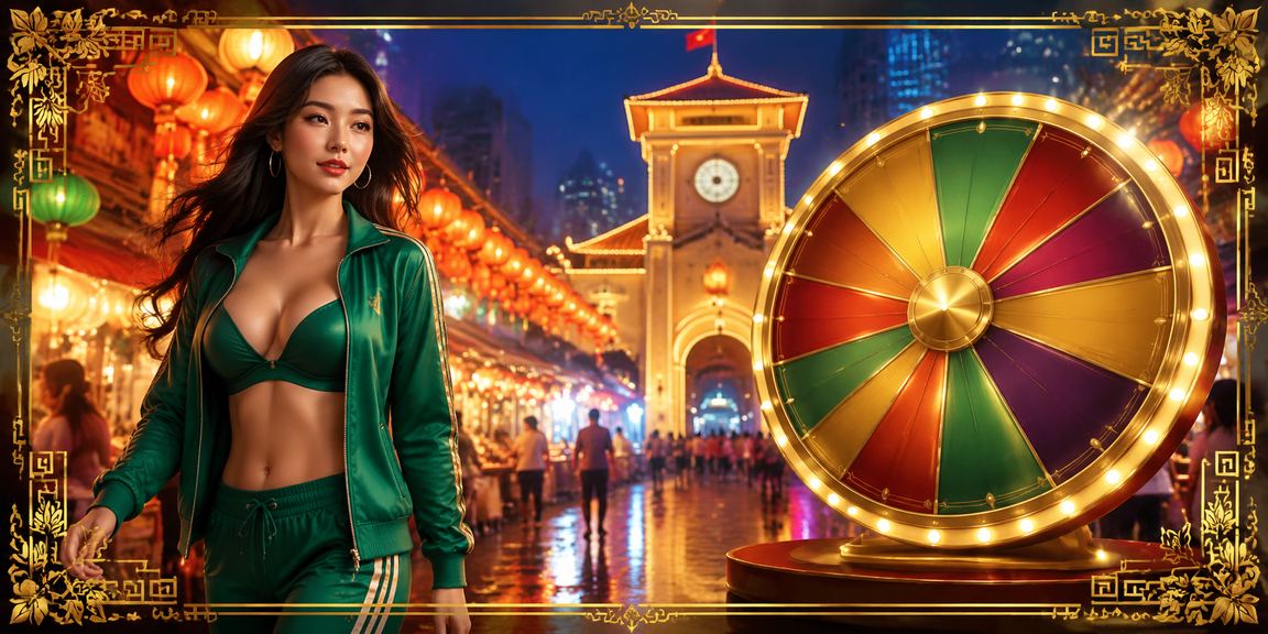 Không khí vui tươi tại chợ đêm TP Hồ Chí Minh với trò chơi may mắn và bốc thăm trúng thưởng